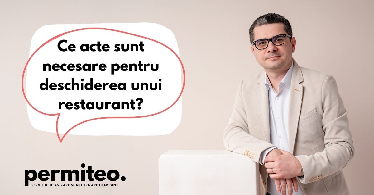 acte necesare autorizare restaurant